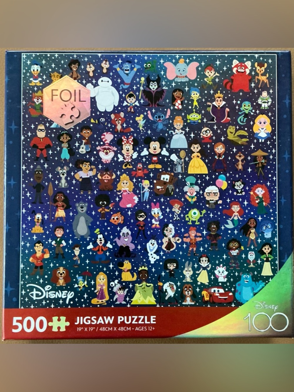 Ceaco “Disney Let’s Celebrate” Foil 500 piece puzzle